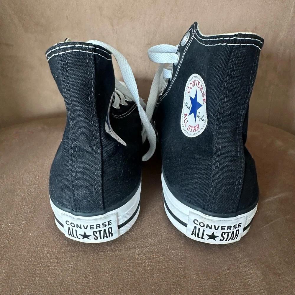 Converse Black and White High-Tops - Picture 5 of 6